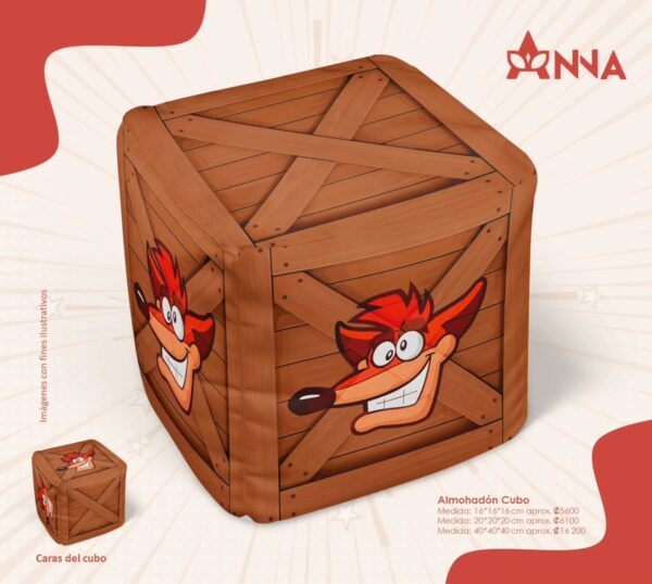 Cubo caja de 1-up