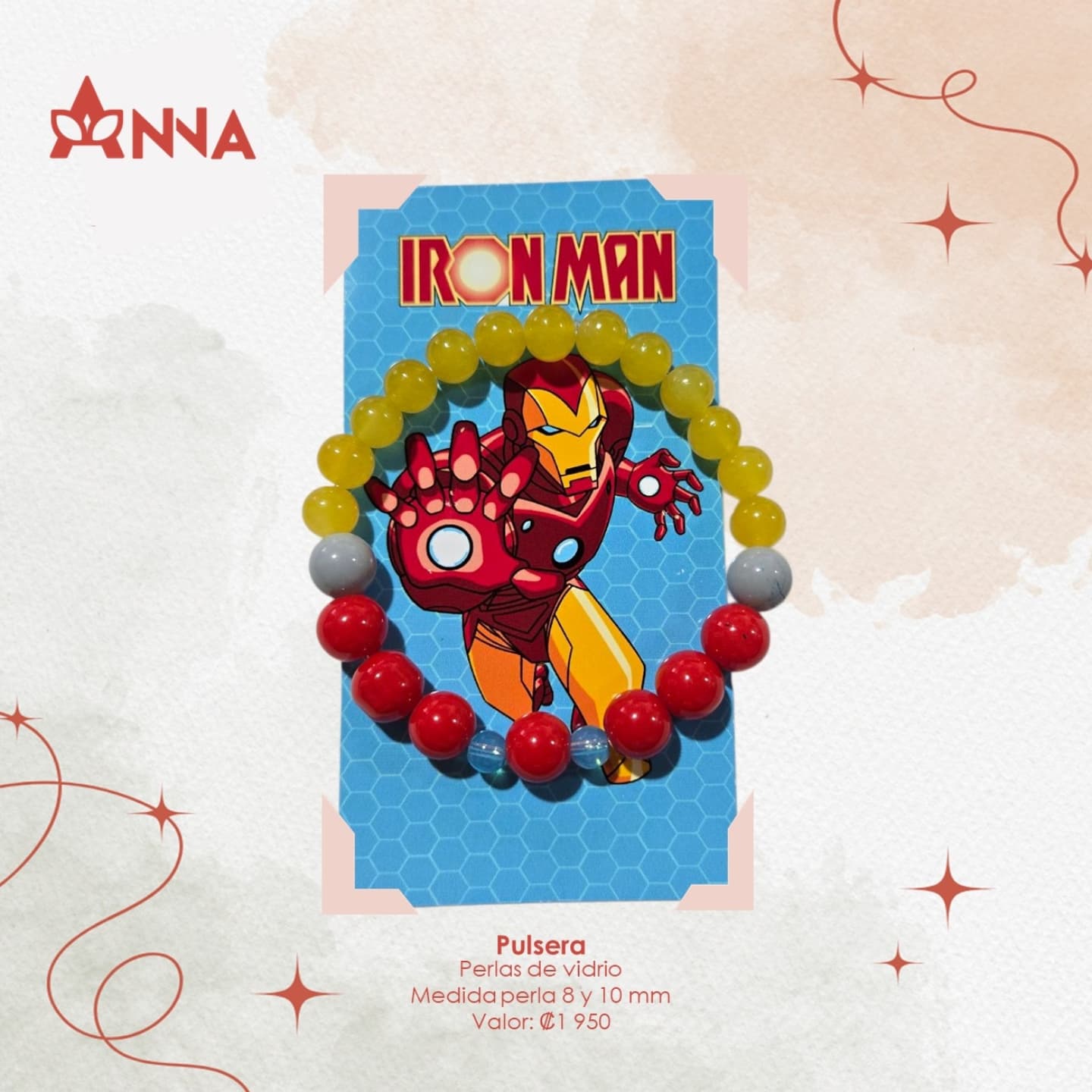 Pulsera Iron Man