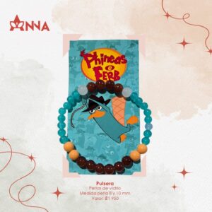 Pulsera Perry el Ornitorrinco
